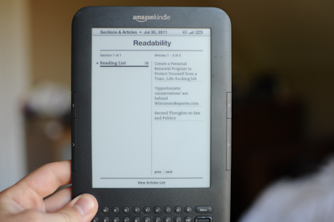Reading List on Kindle