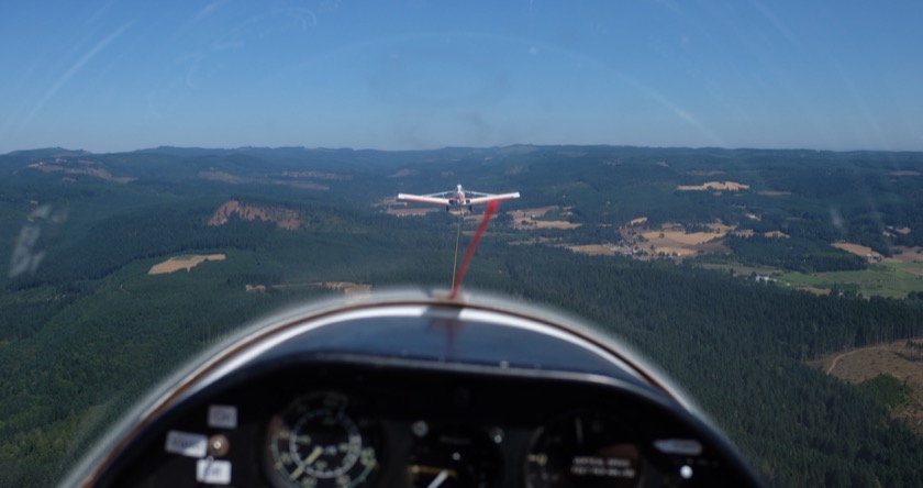 I took this shortly before we cut loose.